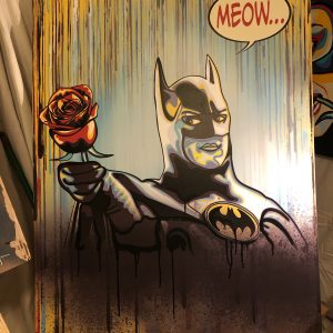 "Batman In Love" Limited Edition Print on Canvas